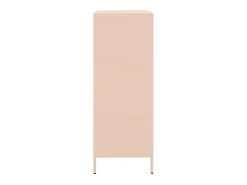 Aparador acero rosa 68x39x101,5 cm