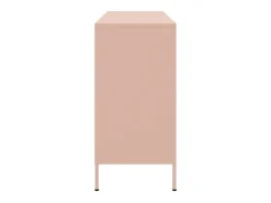 Aparador acero rosa 100,5x39x79 cm