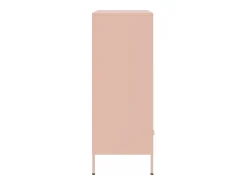 Aparador acero rosa 68x39x101,5 cm