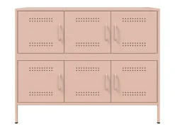 Aparador acero rosa 100,5x39x79 cm