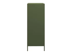 Aparador acero verde oliva 68x39x101,5 cm