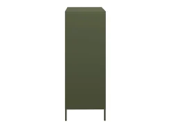 Aparador acero verde oliva 68x39x103,5 cm
