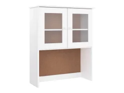 Aparador ALTA blanco 77x35x165 cm madera maciza de pino