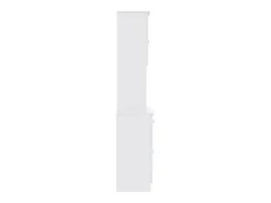 Aparador ALTA blanco 77x35x165 cm madera maciza de pino