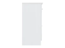 Aparador ALTA blanco 77x35x73 cm madera maciza de pino