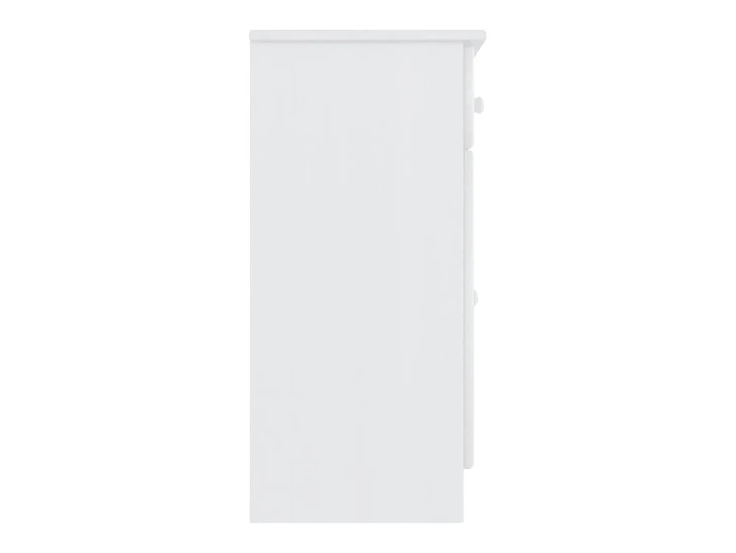 Aparador ALTA blanco 77x35x73 cm madera maciza de pino