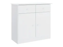 Aparador ALTA madera maciza de pino blanco 77x35x73 cm ES21052