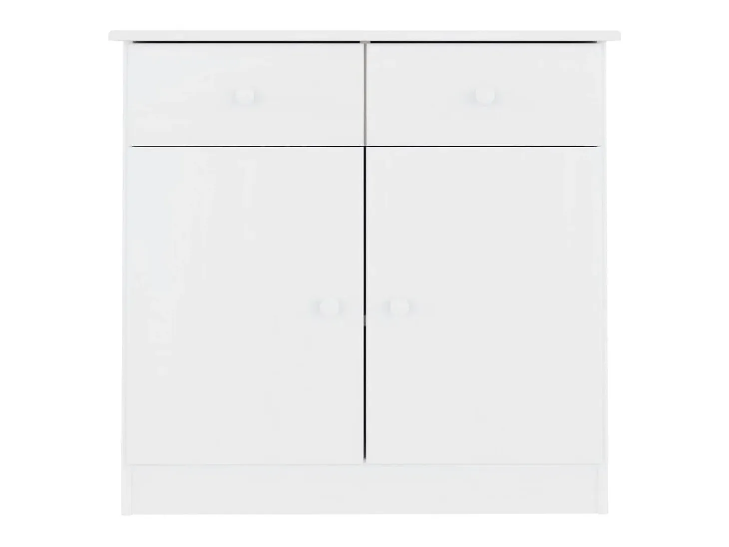 Aparador ALTA madera maciza de pino blanco 77x35x73 cm ES21052