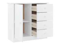 Aparador ALTA madera maciza de pino blanco 77x35x73 cm