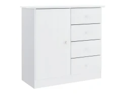 Aparador ALTA madera maciza de pino blanco 77x35x73 cm
