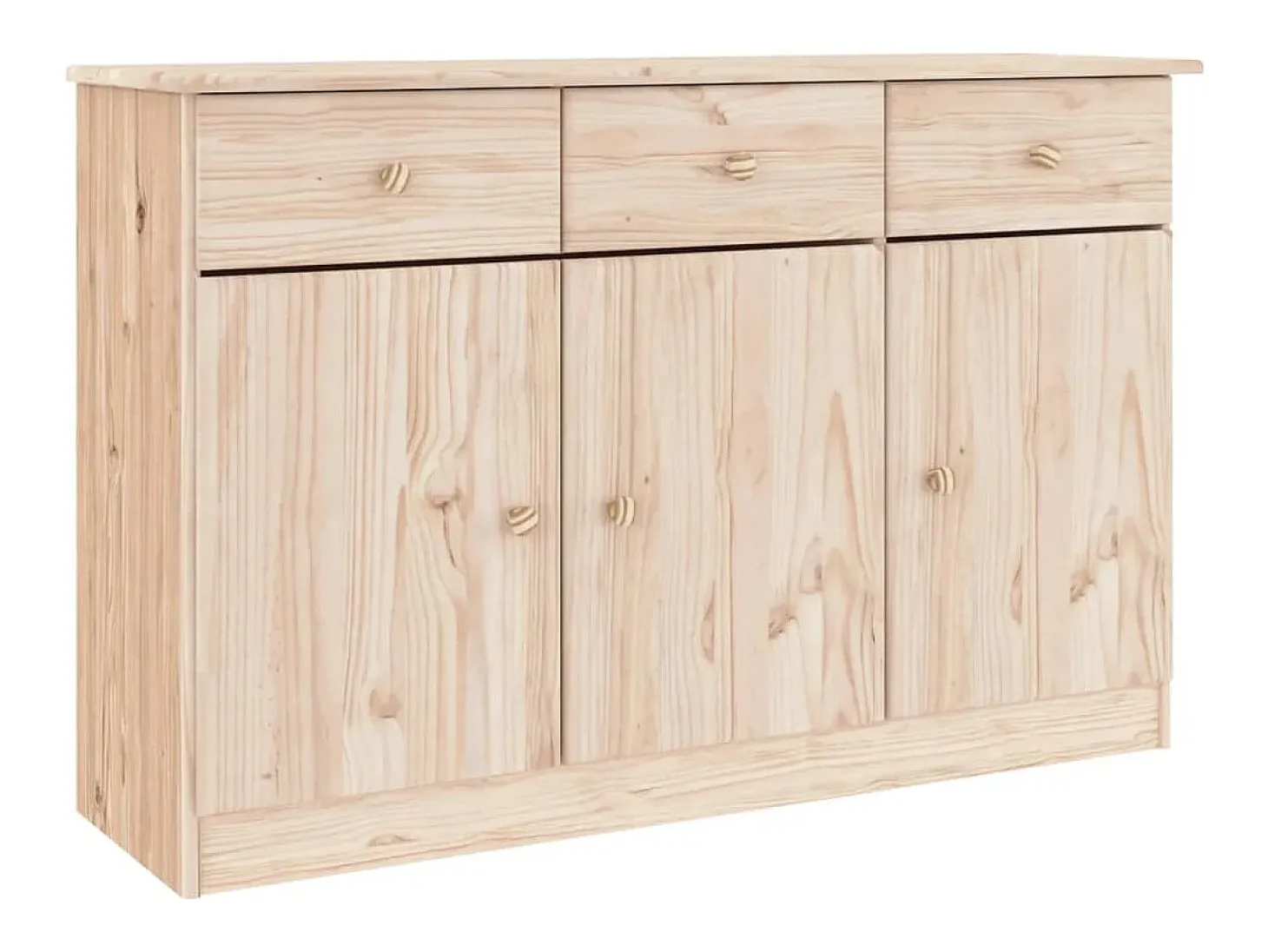 Aparador ALTA madera maciza de pino 112x35x73 cm ES67393