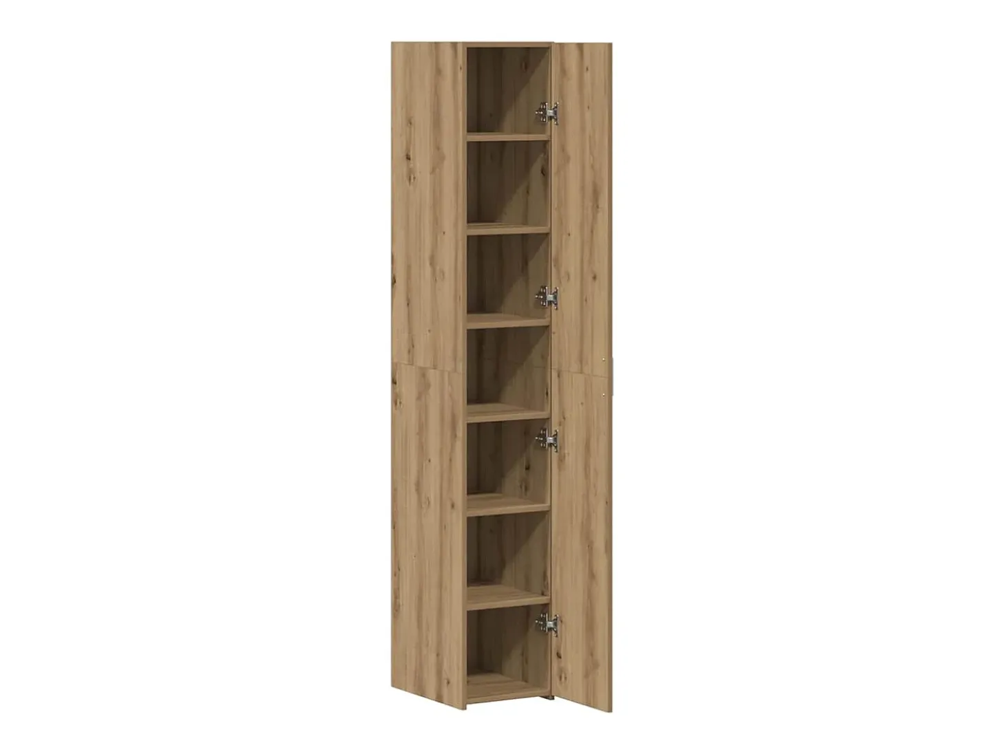 Aparador alto 2 pcs Roble artesanal 30 x 42,5 x 185 cm