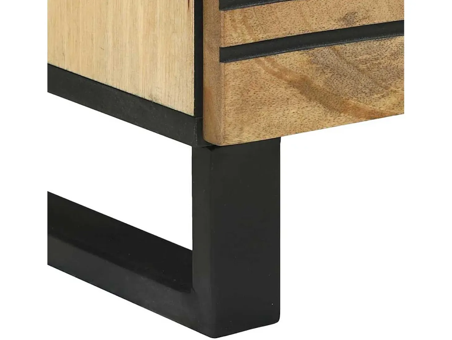 Aparador alto - 40x33,5x110 cm en madera maciza de mango