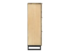 Aparador alto - 40x33,5x110 cm en madera maciza de mango