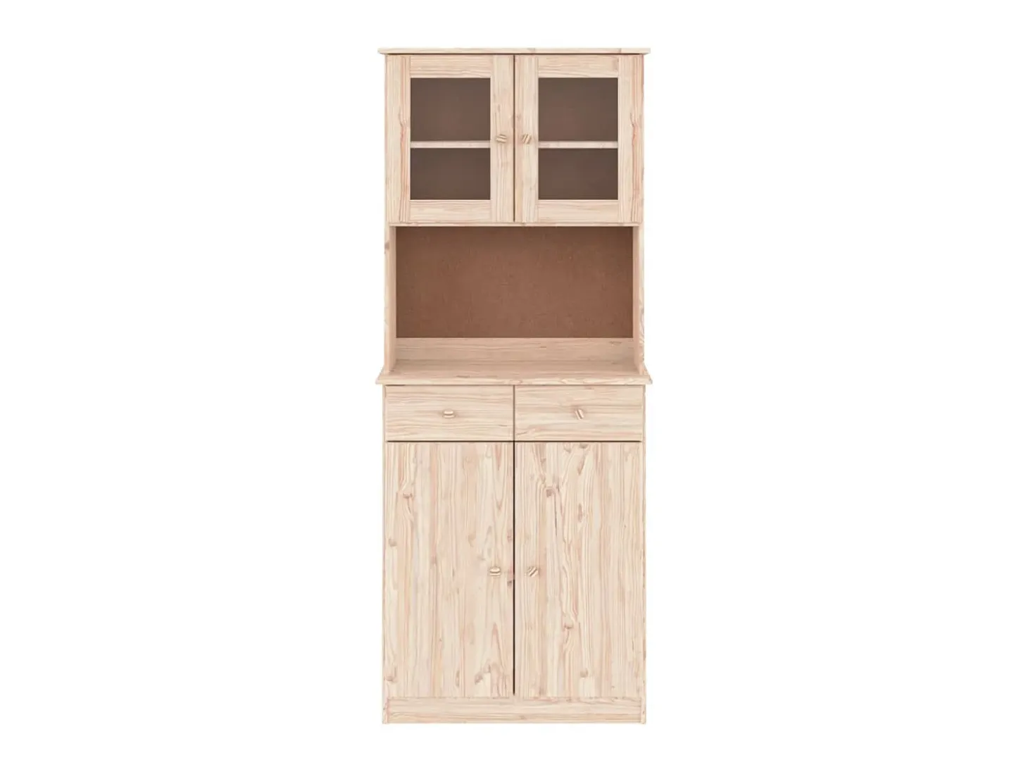 Aparador alto ALTA madera maciza de pino 77x35x188 cm ES28337
