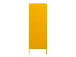 Aparador alto amarillo mostaza 68x39x101,5 cm acero
