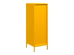 Aparador alto amarillo mostaza 39x35x103,5 cm acero