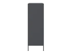 Aparador alto antracita 68x39x113 cm acero