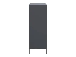 Aparador alto antracita 68x39x103,5 cm acero
