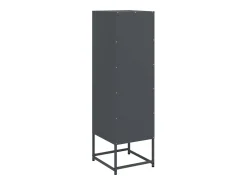 Aparador alto antracita 36x39x123 cm acero