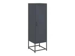 Aparador alto antracita 36x39x123 cm acero