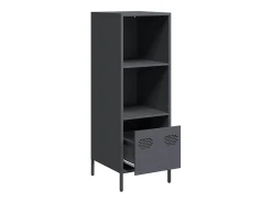 Aparador alto antracita 35x39x103,5 cm acero