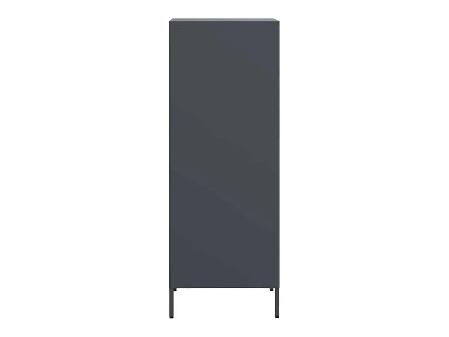Aparador alto antracita 39x35x103,5 cm acero