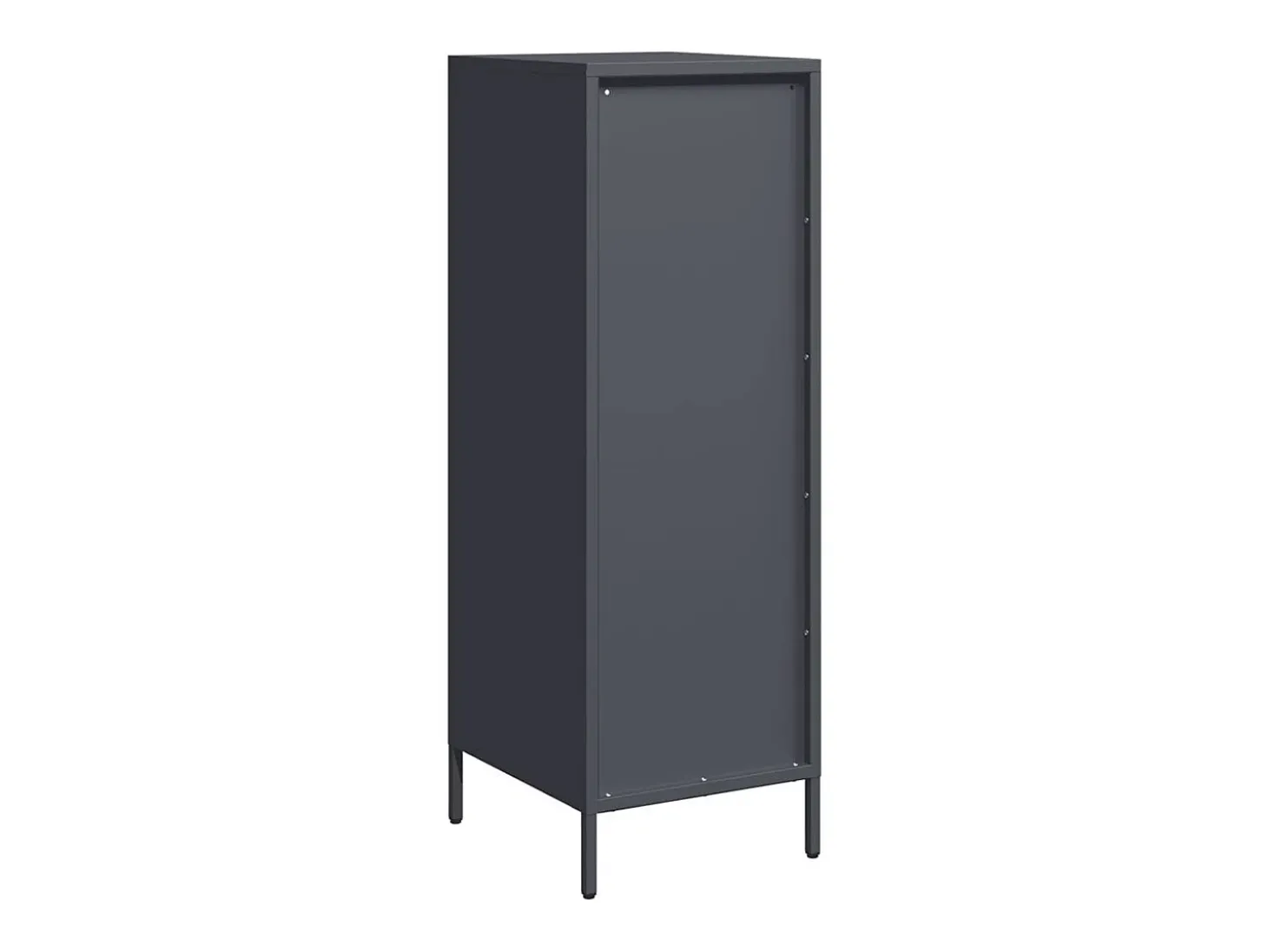 Aparador alto antracita 39x35x103,5 cm acero