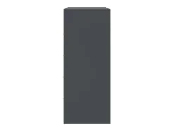 Aparador alto antracita 67x39x95 cm acero