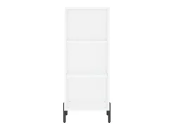Aparador alto blanco 34,5x34x180 cm Madera contrachapada