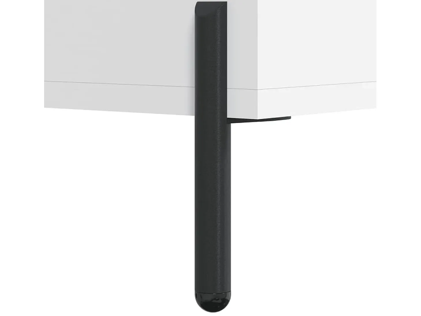 Aparador alto blanco 69,5x34x180 cm Madera contrachapada