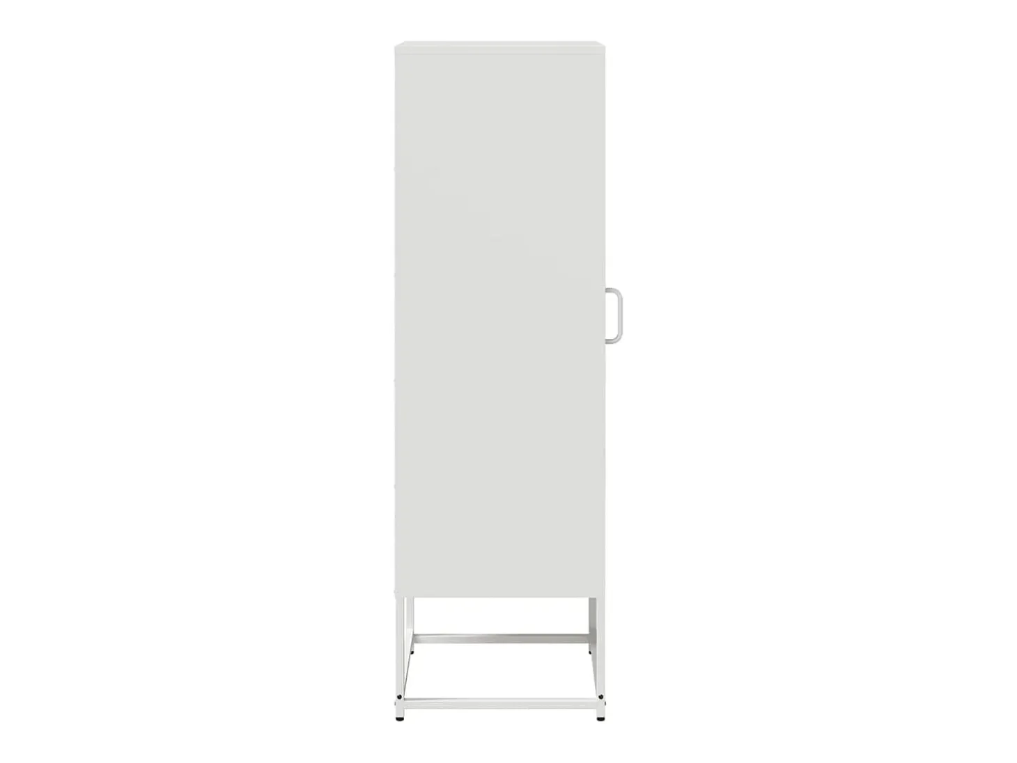 Aparador alto blanco 36x39x123 cm acero laminado en frío