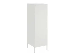 Aparador alto blanco 36x39x113 cm acero