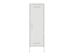 Aparador alto blanco 36x39x113 cm acero