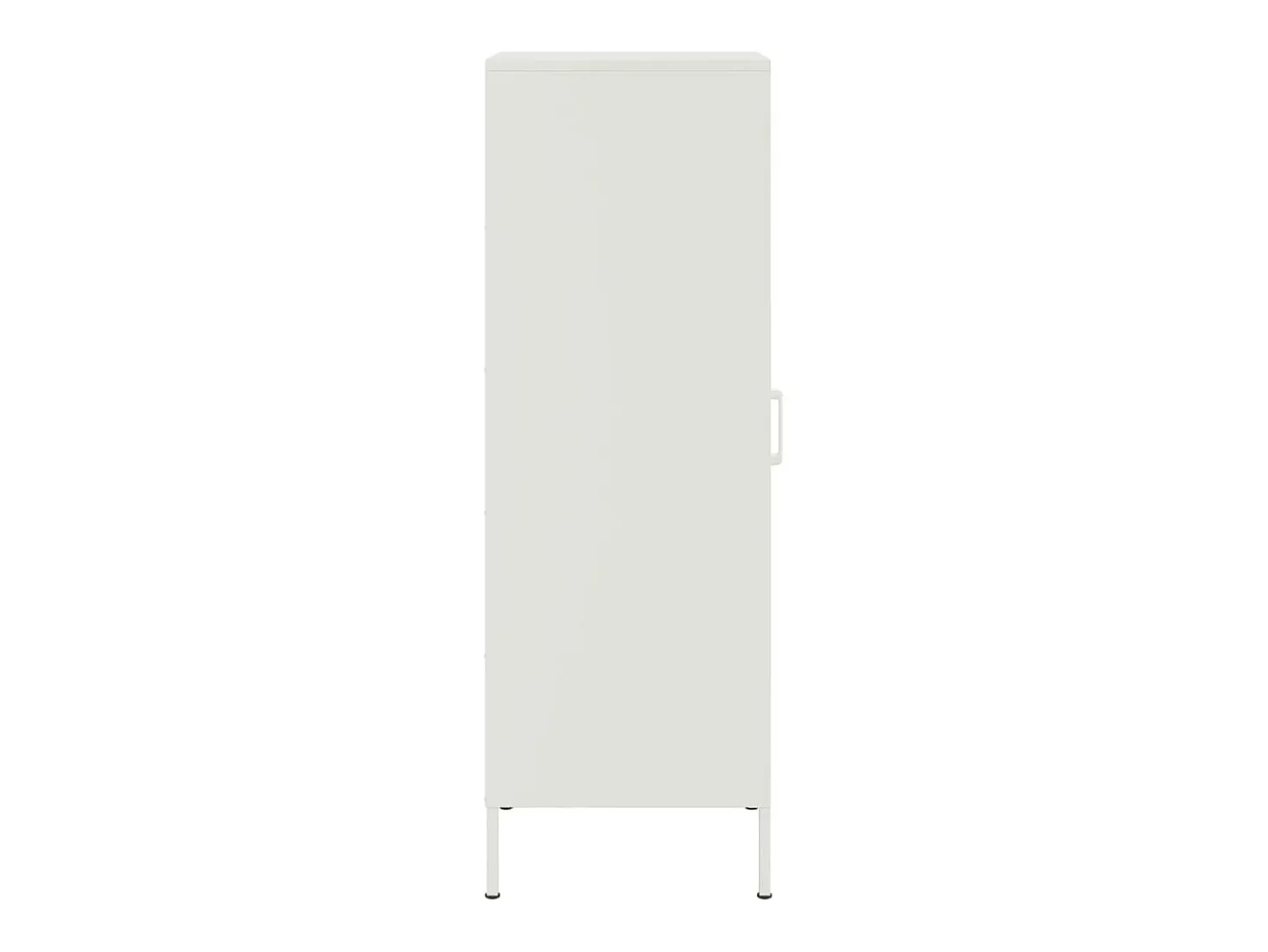 Aparador alto blanco 36x39x113 cm acero