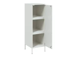 Aparador alto blanco 36x39x113 cm acero