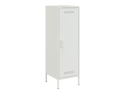 Aparador alto blanco 36x39x113 cm acero