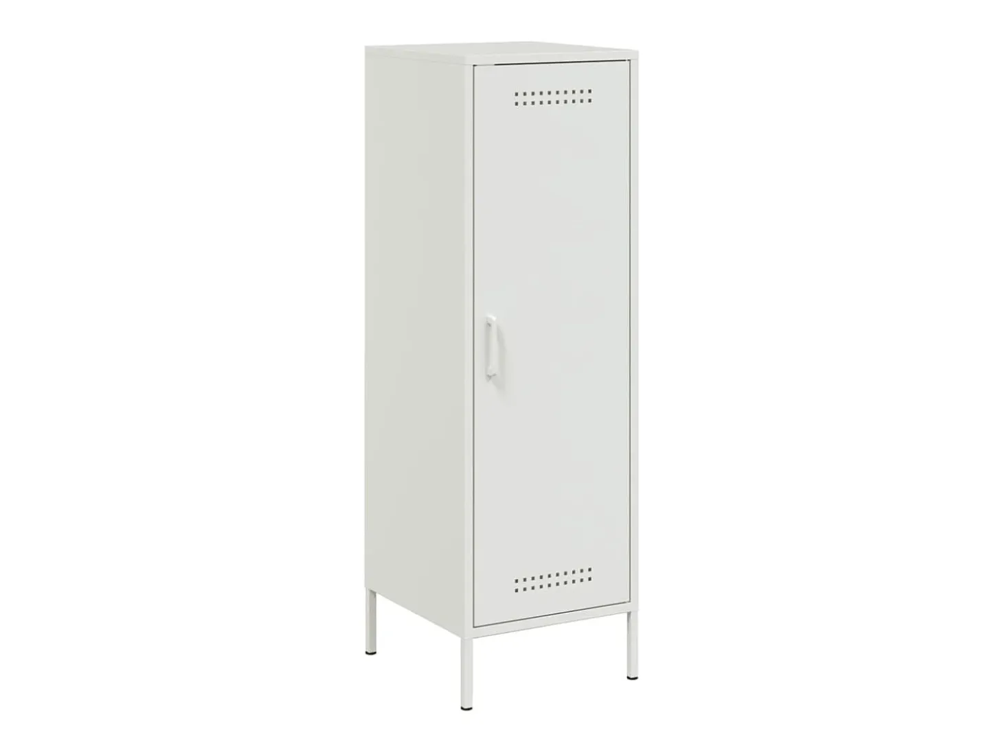Aparador alto blanco 36x39x113 cm acero