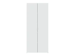 Aparador alto blanco 80x42,5x185 cm madera contrachapada