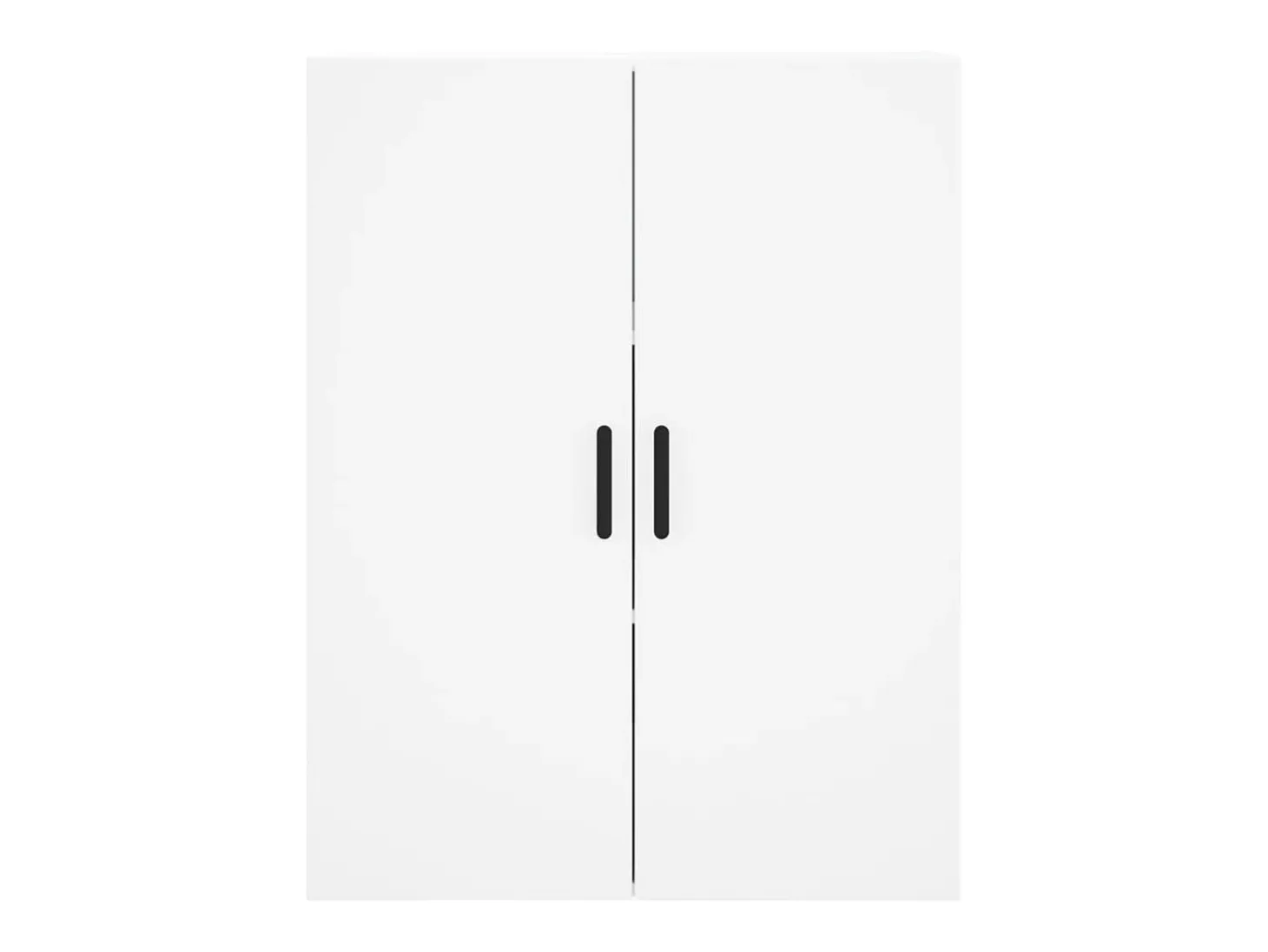 Aparador alto blanco 69,5x34x180 cm Madera contrachapada