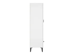Aparador alto blanco 70x31x115 cm Madera contrachapada