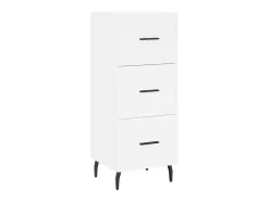 Aparador alto blanco 34,5x34x180 cm Madera contrachapada
