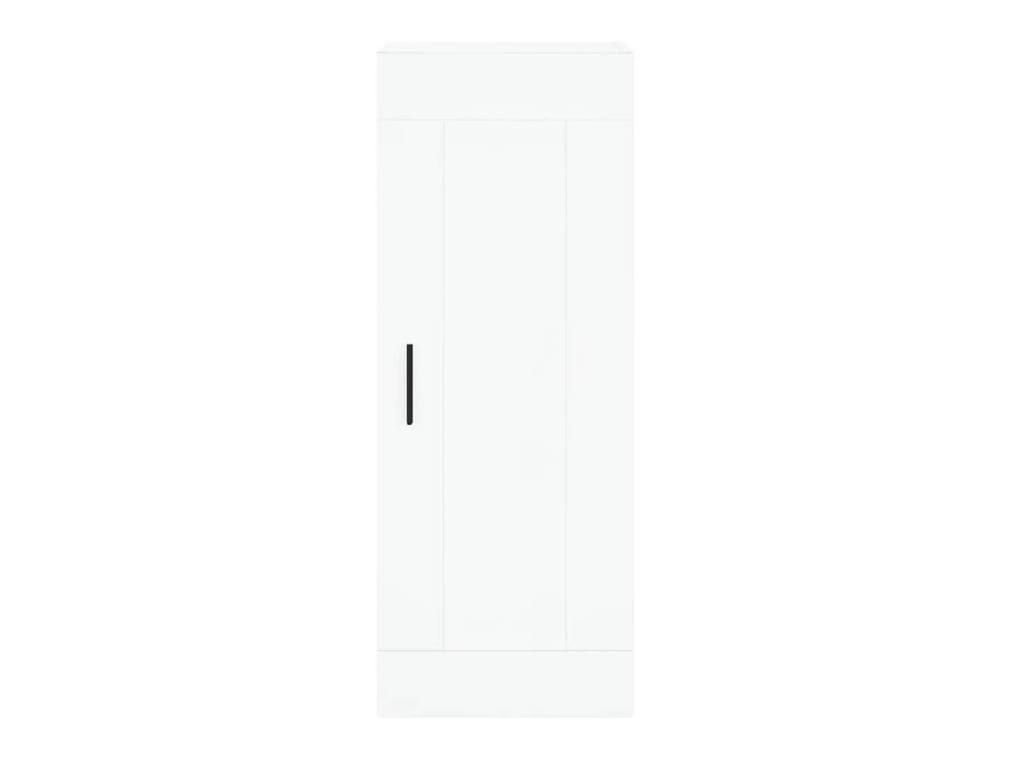 Aparador alto blanco 34,5x34x180 cm Madera contrachapada