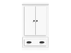 Aparador alto blanco 60x35,5x103,5 cm madera contrachapada