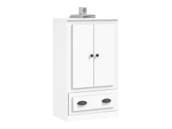 Aparador alto blanco 60x35,5x103,5 cm madera contrachapada