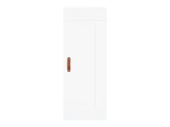 Aparador alto blanco 34,5x34x180 cm Madera contrachapada