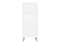 Aparador alto blanco 34,5x34x180 cm Madera contrachapada