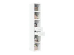 Aparador alto blanco 30x42,5x185 cm madera contrachapada