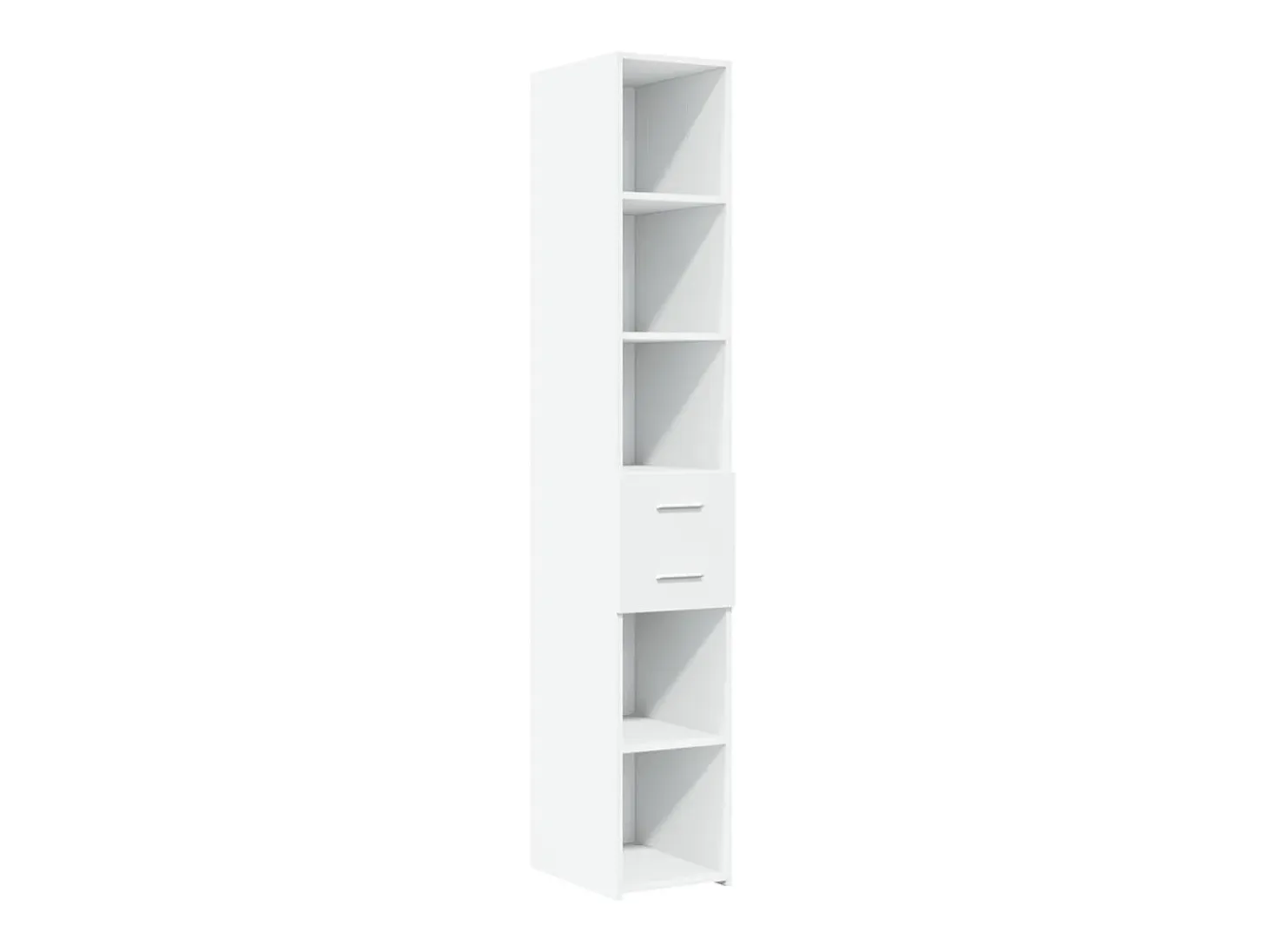 Aparador alto blanco 30x42,5x185 cm madera contrachapada