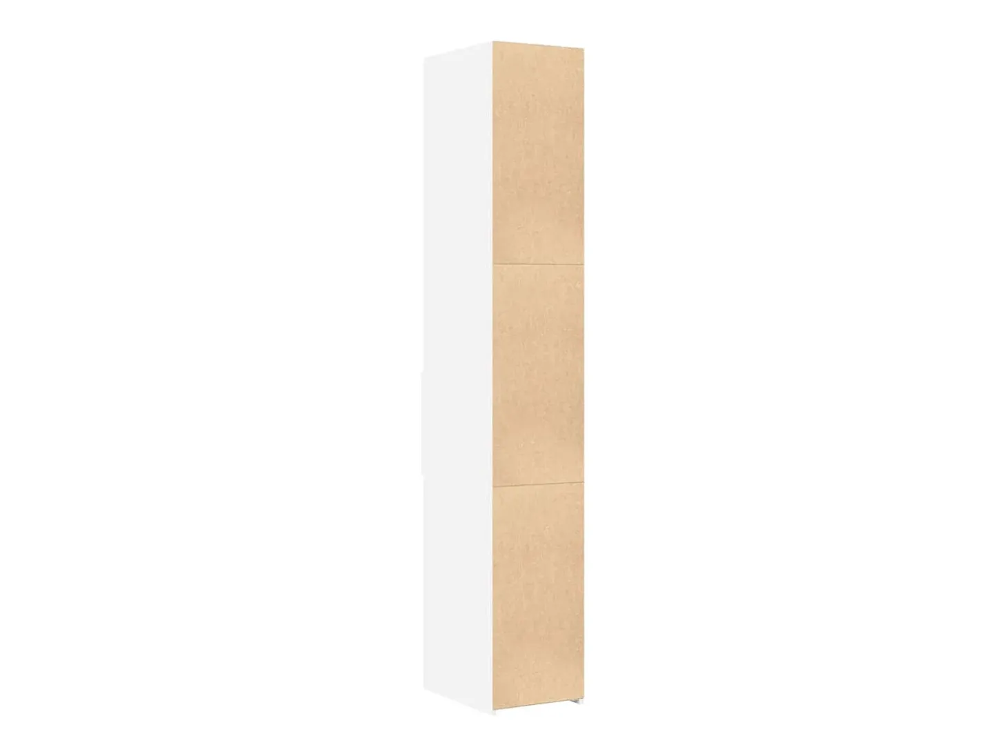 Aparador alto blanco 30x42,5x185 cm madera contrachapada